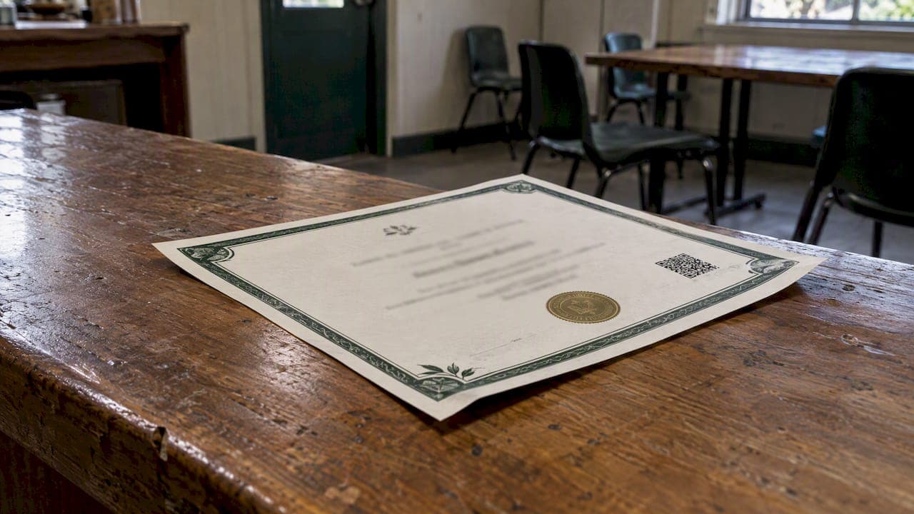 Course Completion Certificates for Creators: Copy Wording, Add QR